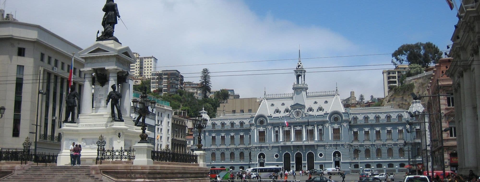 Plaza Sotomayor, en el centro de Valparaíso